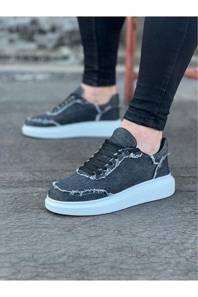 BPM Wagoon WG018 Gray Denim Men's Casual Shoes