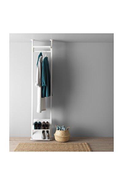 IKEA portmanto, beyaz, 52x36x222-350 cm