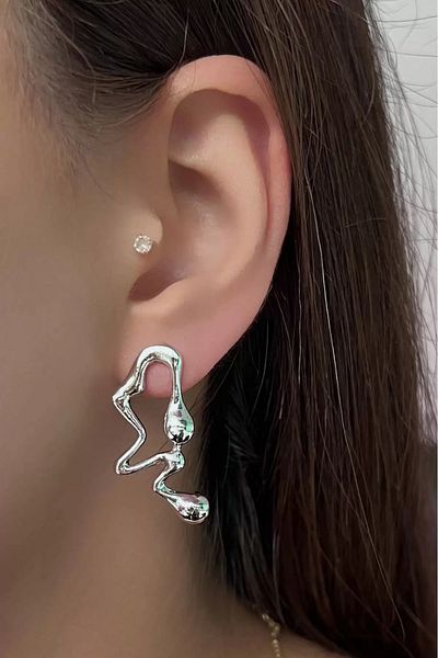 Only Vogue 2 Years Warranty Certificated Metal Design Earrings