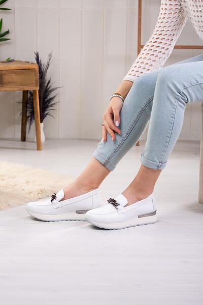 Mammamia حذاء نسائي يومي من الجلد الأصلي من ماماميا307524Y