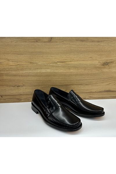 OGGI Oggı 04809 Black Genuine Leather Classic Leather Casual Men's Shoes