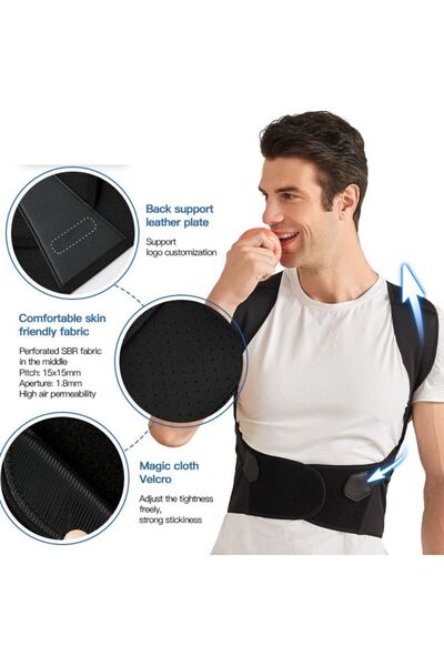 Ankaflex Men's and Women's Unisex Upright Durus Corset - Anti Humpback, for Shoulder and Waist Back