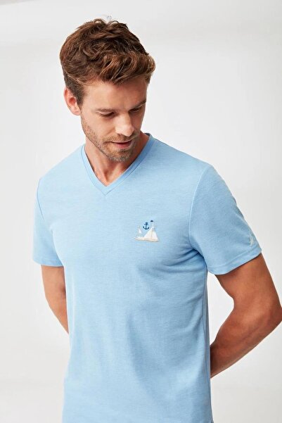 Nautica Pijama Takım Mavi M315pjtk