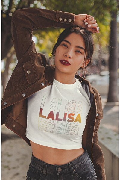 Fuddy Moda Blackpink Lalisa - Γυναικείο K-Pop Printed Crop Top