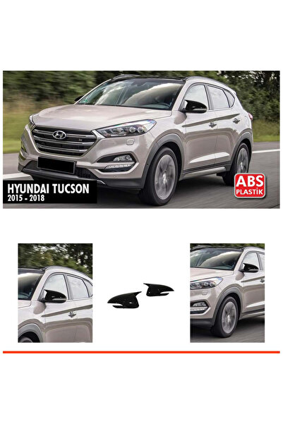 MKG Otomotiv Hyundai Tucson Batman Yarasa Ayna Kapağı Piona Black ABS 2015-2018