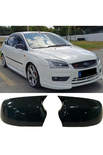 MKG Otomotiv Ford Focus 2 Batman Yarasa Ayna Kapağı Piona Black ABS 2004-2008