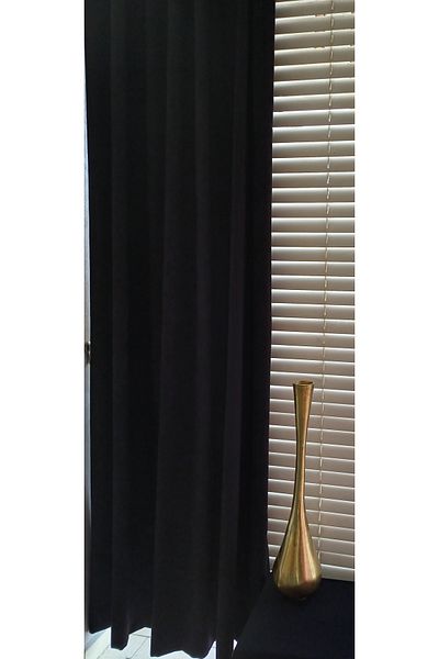 venedik home Luxury Velvet Textured - Plain Stitched Black Drawstring, 1St Class Quality