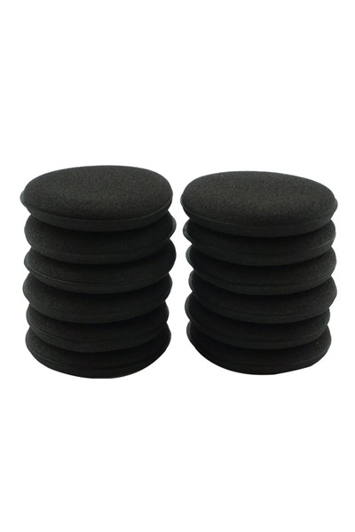 PEGABOSS El Pedi (10 ADET SİYAH RENK) Sünger, Cila El Pedi, El Süngeri 10 Cm ...