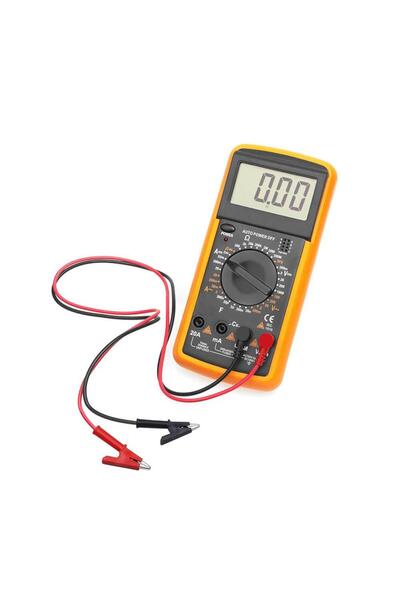 Koodmax - 1 Çift 1000V 15A Krokodil Banana Yüksek Akım Multimetre Test Probu - Krokodil Test Kablosu