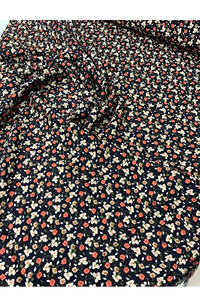 Evimmis Pamuklu Desenli Viskon Kumaş Elbiselik Eteklik Şalvarlık Çift En (150 Cm)