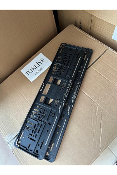 Genel Markalar Kemal Atatürk İmzalı Plakalık Esnek Oto Plaka Çerçevesi 2 ADET...