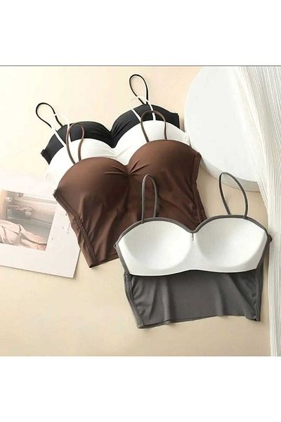 GARDIROZA Crop Bustier with Cups - Glop Hanging Model