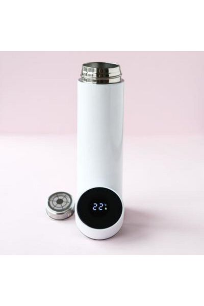 KENTBAZAAR 500 ml White Graduated Thermos