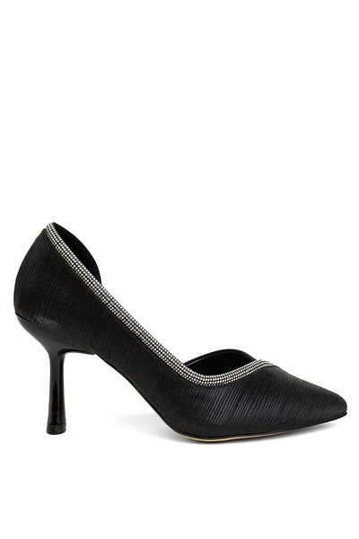 FELES 077-209-22T Women's Classic Heeled Shoes Black