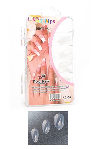 Royal paris ROYAL PARİS Yeni Nesil Jel Destekli Badem Tırnak Nail Tips 100 Adet