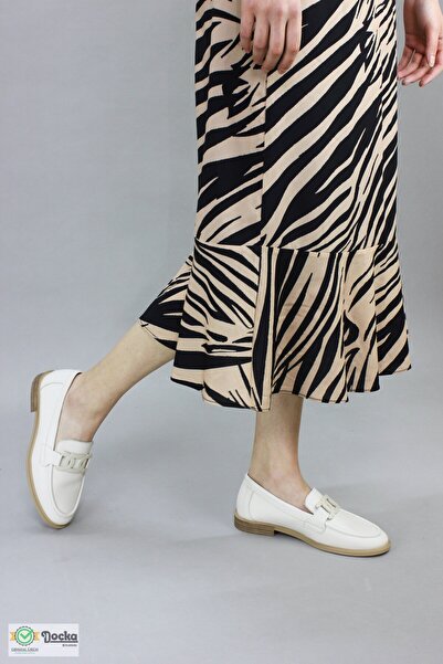 Mammamia Kadın Hakiki Deri Günlük Loafer Ayakkabı M25/YA-MAYA