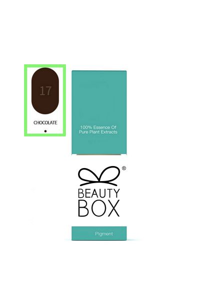 Beauty Box Chocolate Vegan Permanent Makeup Paint PMU Pigment Nontoxic Essence of Pure Plant Extracts 12ml
