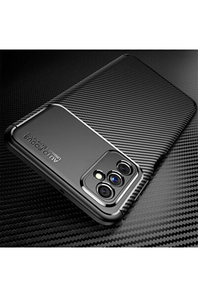Nezih Case Samsung Galaxy A55 Uyumlu Kamera Korumalı (Karbon Tasarım) Koruyuc...