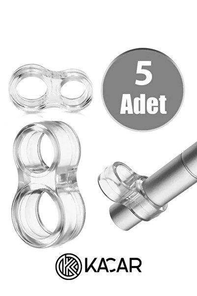 Kacar 5li Şeffaf Silikon Kapı Durdurucu Tutucu Pencere Kolu Stoperi Kapı Kolu...