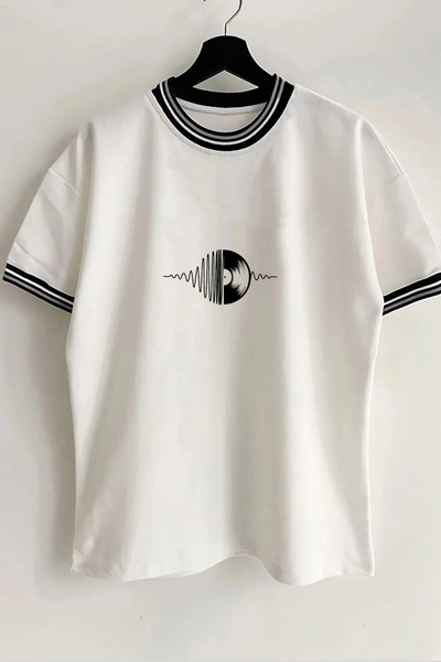 Vordevia Muzika Štampano Nova sezonska kragna i Sa detaljem rukava Sa rebrast...