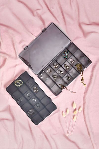 Depa 18 Compartment Jewelry Box & Multi-Purpose Box & Organizer