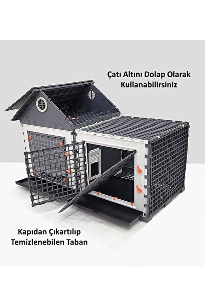 Leganest 42cm x 86cm x 62cm Civciv Büyütme Kafesi