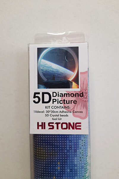 histone 5D Elmas Taş İşleme Kiti 30x30 cm Uzay Desen