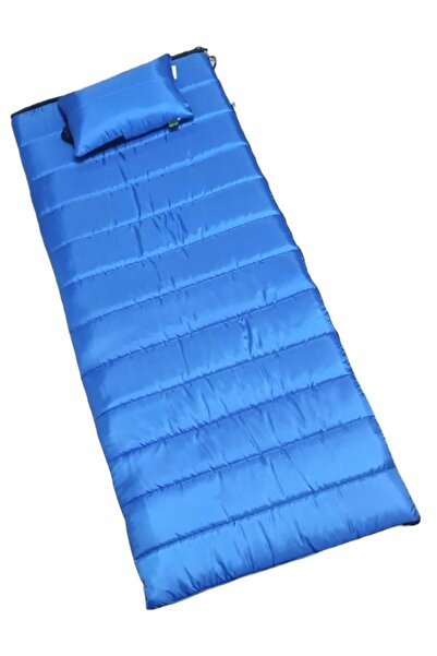 CAMP STORY Tim-18 350 г, сірий, з підкладкою з полярного матеріалу, ковдра-спальний мішок, синій