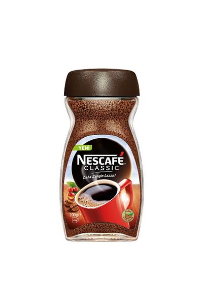 Nescafe 4'lü Nescafe Classic Kavanoz Kahve 200 GR. EMH