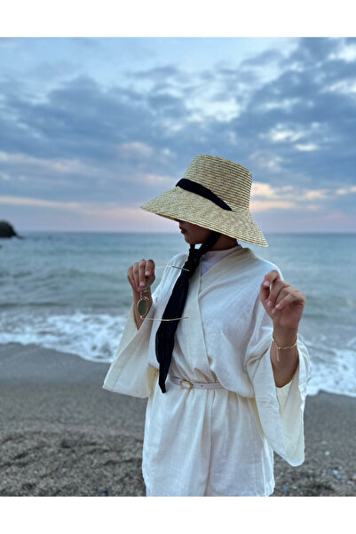 laviyonsa Hasır bağlamalı kova şapka