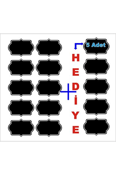 CYS ETİKET CYS-1648-C PVC Yazılıp Silinebilir, Siyah Fiyat Etiketlik PVC Kara...