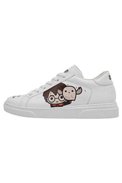 Dogo Women's Vegan Leather White Sneakers - Friends Till Eternity Harry Potter Design