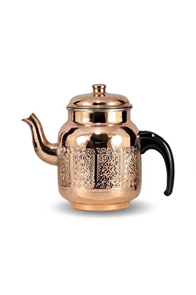 Sonay Bakırcılık إبريق شاي نحاسي مطرز 1,80 لتر