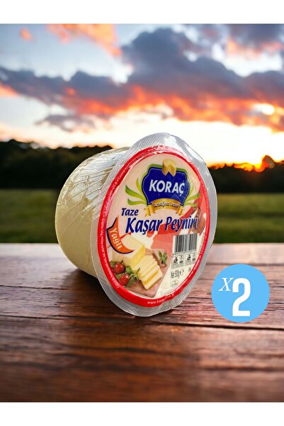 Koraç Taze Kaşar Peyniri 500Gr X 2 Adet Piknik