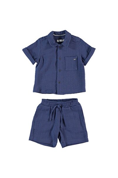 TİJK Muslin Fabric Baby Boy Double Set