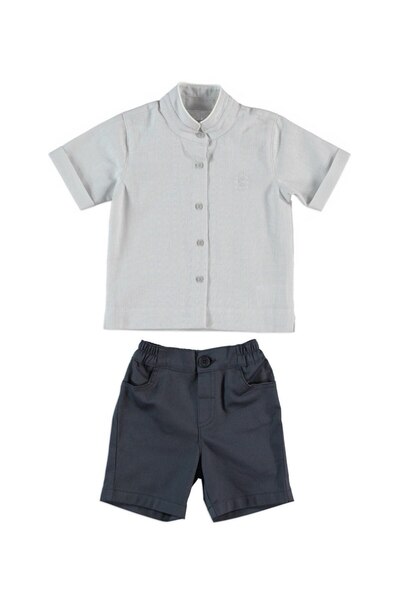 TİJK Linen Shorts and Shirt Baby Boy Suit