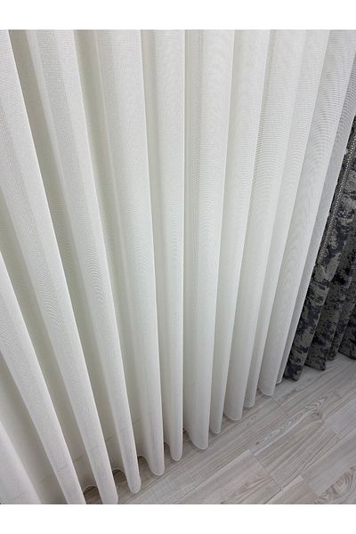 Brillant Rüyaper New Generation Linen Tulle Curtain 1/3 Tight Pleat