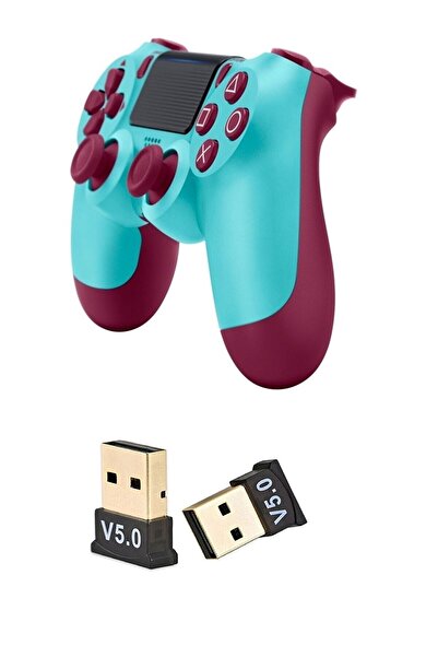 OEM Pc - Telefon Uyumlu Dualshock 4 V2 Wireless Gamepad Kablosuz Oyun Kolu +v5.0 Usb Bluetooth Dongle