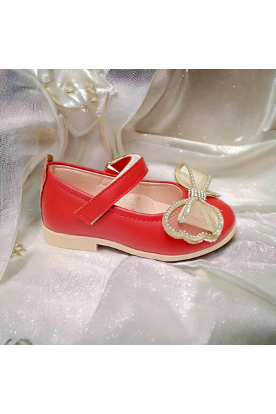 PATİK BEBE GIRL'S RED CIRT ORTHOPEDIC SHOES