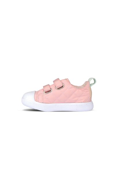 Vicco Girl's Vienna Booties Linen Shoes-Powder Pink