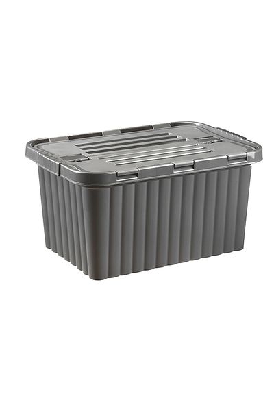RNL04 33 Liter Anthracite Color Split Box Plastic Storage Box - RNL-DNY2012ANT