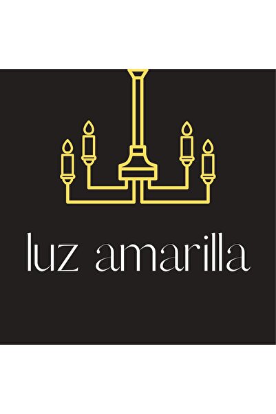 LUZ AMARİLLA 3 Renk Yanabilen Crystal Taşlı Ledli Avize