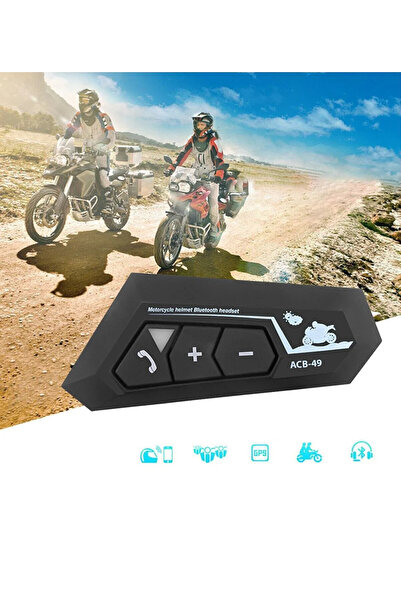 Protonust Kask Kulaklık Bluetooth Motosiklet Kulaklık 5.0 Bluetooth Intercom Motosiklet Kulaklık