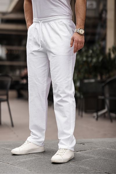 Minharir Men's Summer Linen Trousers