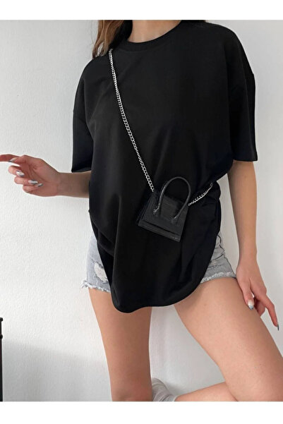 LEONE KOLEKSİYON Памучна тениска без печат унисекс