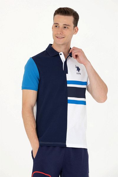 U.S. Polo Assn. Ανδρικό μπλουζάκι Navy Blue ELIFFU BUTIKHOME