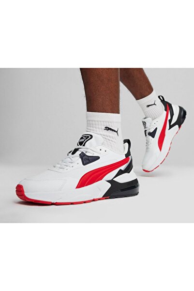 Puma Vis2K-PUMA White- Red-Puma Black