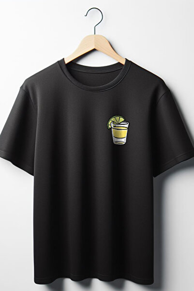 Vordevia Unisex majica sa širokim izrezom i printom tekile