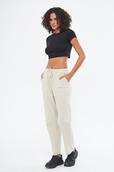 Minharir Women's Summer Linen Trousers