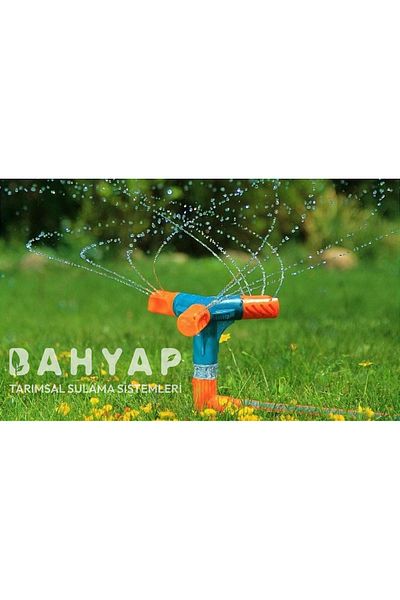 Bahyap Automatic Pile Turbo 3-Piece Sprink Garden Lawn Irrigation Sprayer